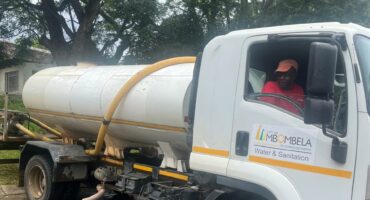 A water tanker in White River. > Photo: Supplied