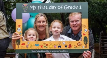 Ava Fargher, Tamaryn Fargher, Tayla Fargher (Grade 1), Bruce Fargher