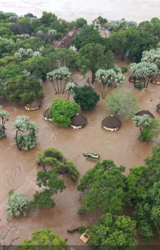 An aerial view of Letaba Rest Camp on January 15. > Photo: Supplied/SANParks
