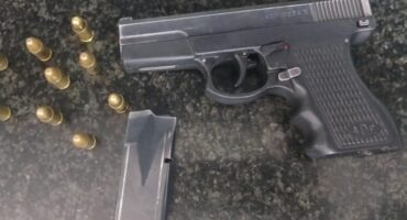 A firearm, one magazine and nine rounds of ammunition. > Photo: Supplied/Mpumalanga SAPS
