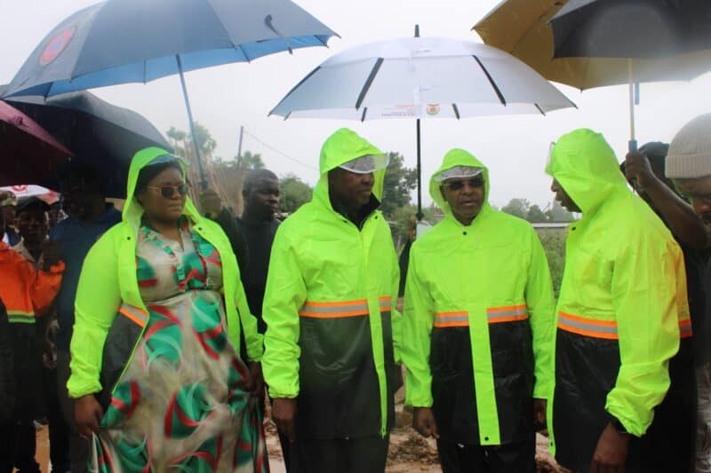 Local and national government representatives visit flood-damaged regions of Mpumalanga. > Photos: Bridget Mpande