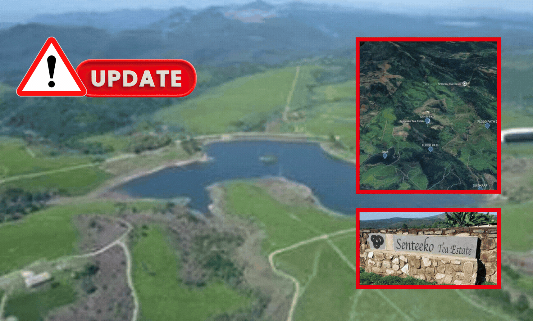 Senteeko dam. > Photos: Sourced