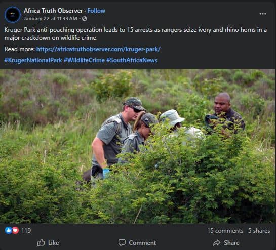 he claims originated from an online article published on africatruthobserver.com on January 22.