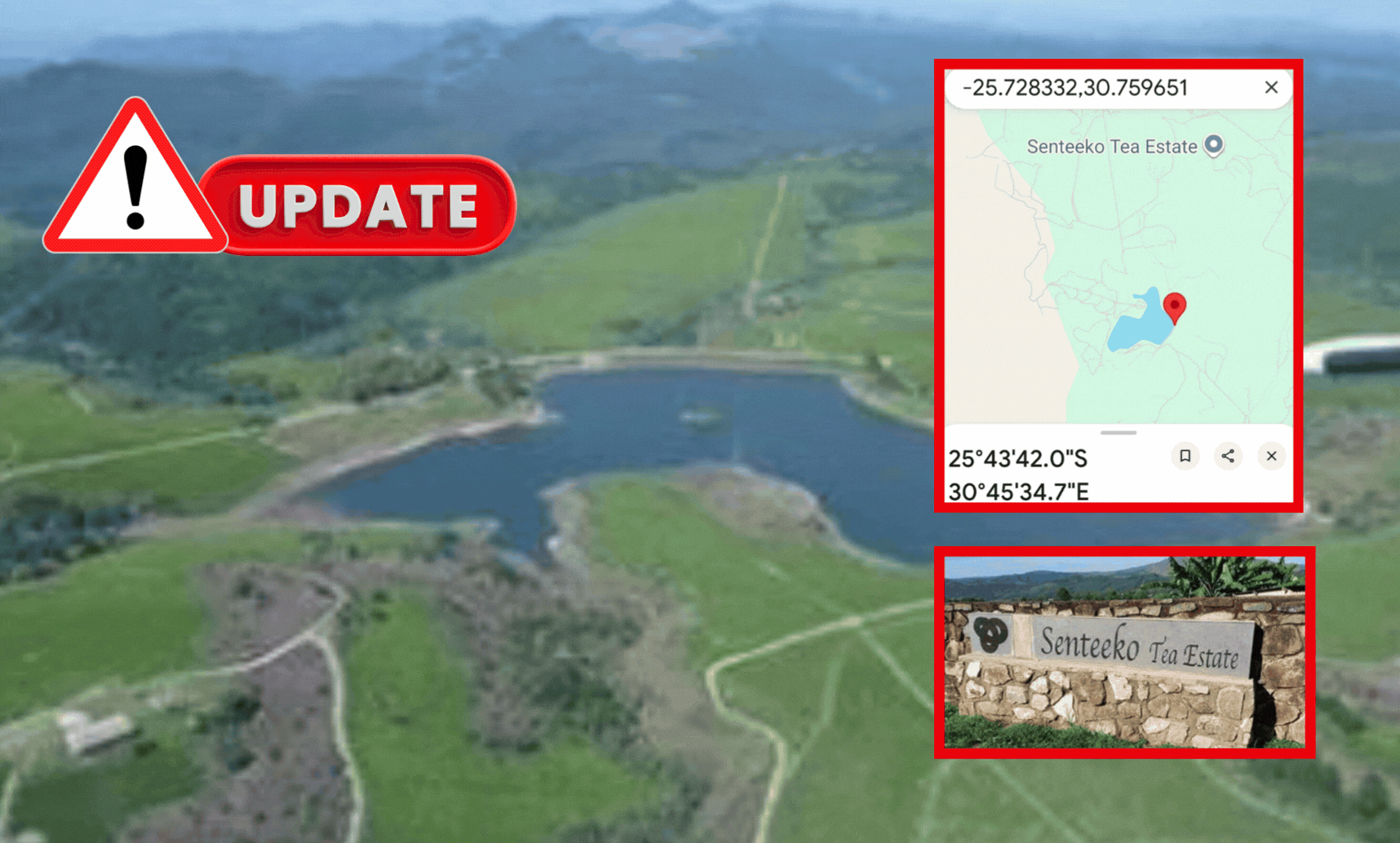 Senteeko dam. > Photos: Sourced