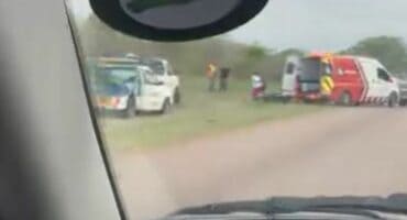 The scene of the accident. > Photo: Supplied/Kabelo Malwela