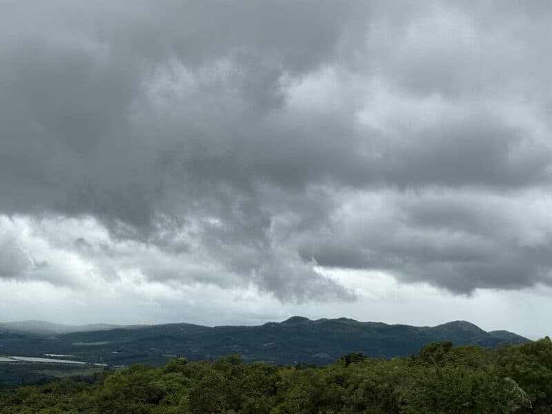 Cloud activity in Mbombela shortly before publication. > Photo: Stefan de Villiers