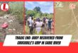 Community members assist in the recovery of the body of a man believed to have been killed by a crocodile. > Photos: Supplied/Xibutana Nkuna