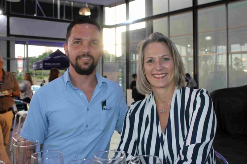 Dirk Graaff and Leigh-Ann Alberts.