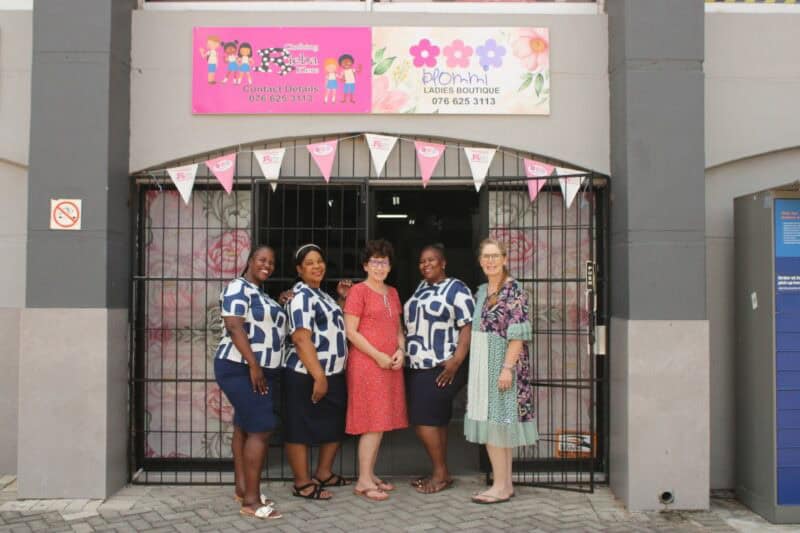 Promise Sibanyoni, Conie Gama, Wylna Uys, Loveness Mdluli and Riana Blom.