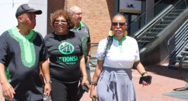 Herman Mashaba, Thoko Mashiane, Athol Trollip and Lerato Ngobeni. > Photo: Riot Hlatshwayo