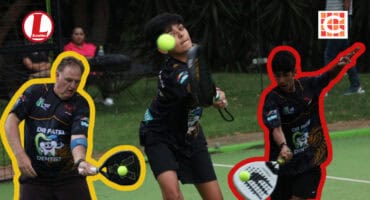 Peet Welthagen, Salman Mehtar and Yusuf Packery of the Desert Falcons. > Photo: Blake Linder