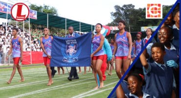 Lowveld High athletes and cheer team members. > Photos: Blake Linder