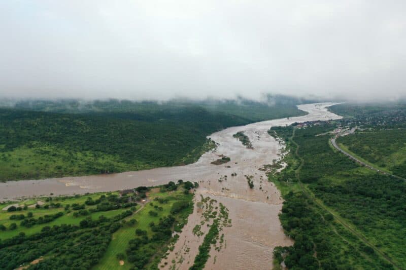 The confluence of the Nkomazi and Crocodile rivers, which is on the southern edge of the Kruger National Park, and near the proposed mining site. > Photo: Supplied/Mauritz van der Walt