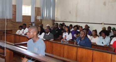 Lungelo Sithole in the dock at the Nelspruit Magistrate's Court. > Photo: Riot Hlatshwayo