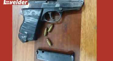 The firearm recovered. > Photo: Supplied/Mpumalanga SAPS