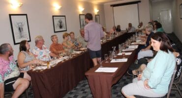 The Pioneers Wine Club members.