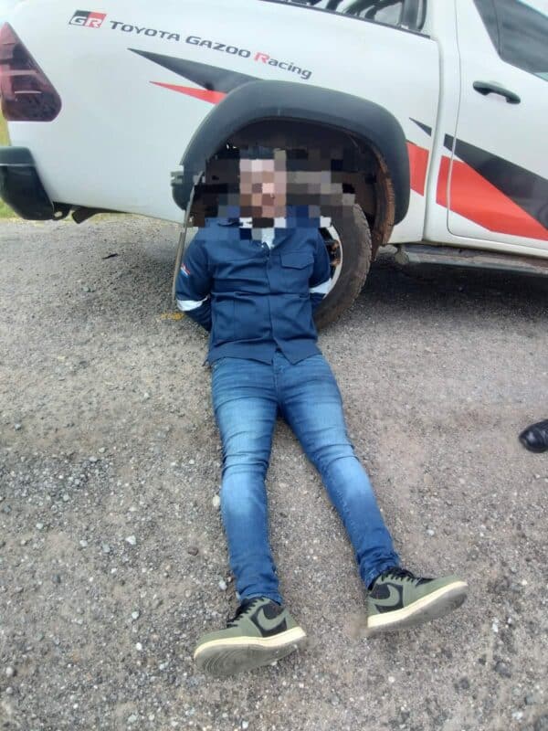 The Mozambican suspect.