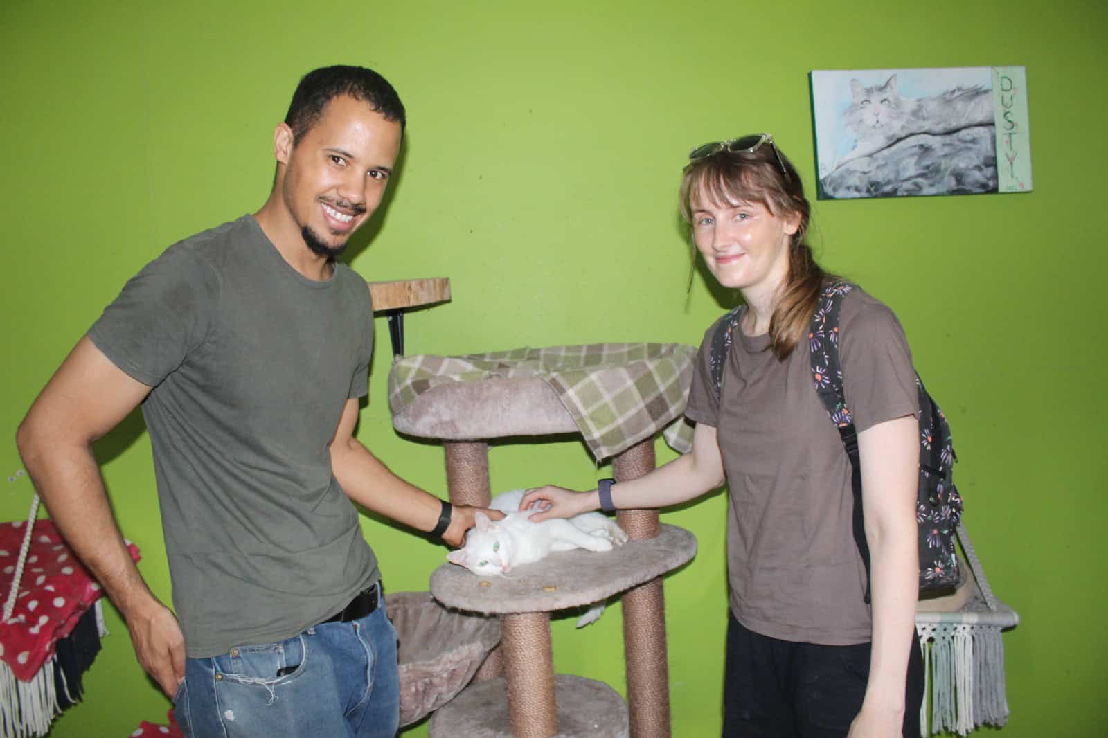 Michael Russel and Chanique Reinhardt.