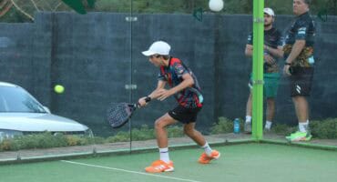 Joshua Hoffman, most-valuable player in the men’s final. Photos: Mark Kinnear