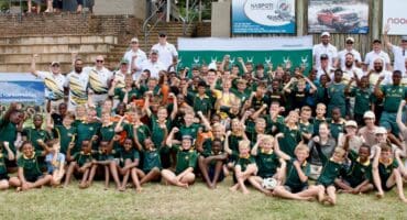 The children who attended the clinic. > Photo: Supplied/Lowveld Region of Honorary Rangers