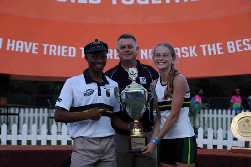 Menzi Shiba, Pottie Potgieter en Zoë Cilliers.