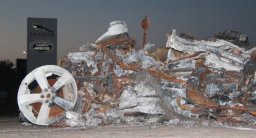 The charred wreackage at the dealership. > Photos: Gia Radnai