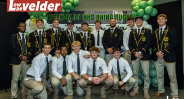 Duane Vermeulen en van die Rhino-spelers. > Foto's: Verskaf/Loots Productions