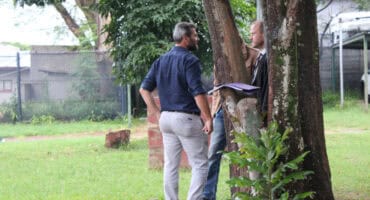 Marco Schalekamp and his attorney, Leendert Viljoen. > Photos: Gia Radnai