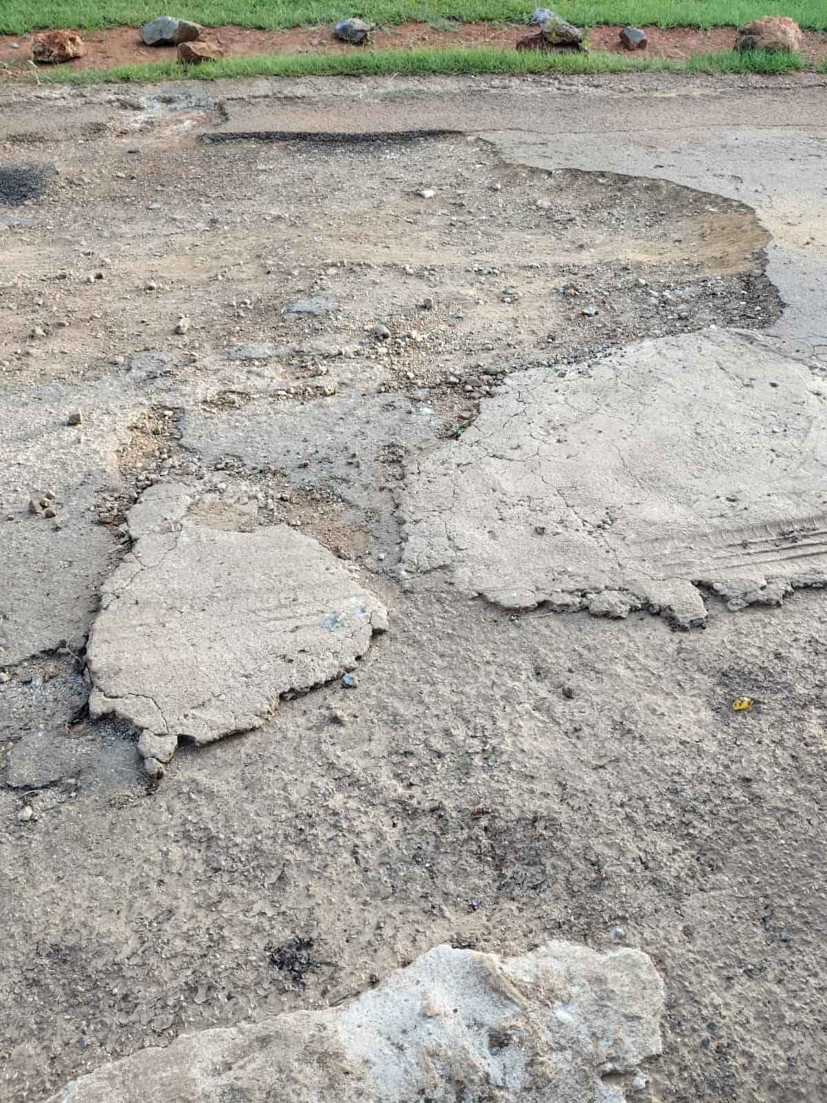 A virtually impassable street.