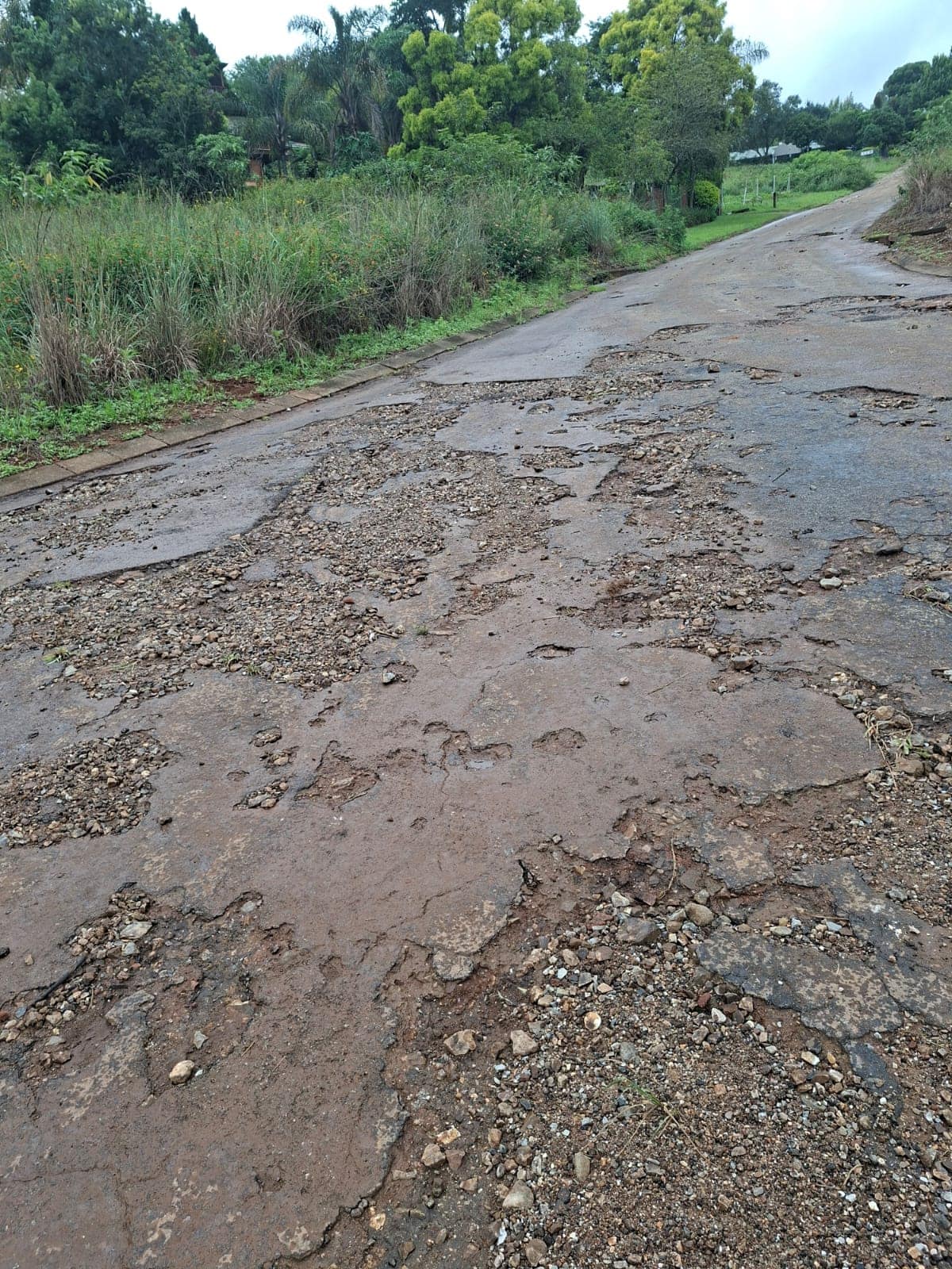 A street close to complete decay.