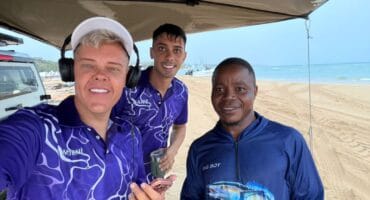 Morné Kruger, Danie van der Walt, and Sizwe Vilankulos. > Photos: Sourced/Facebook