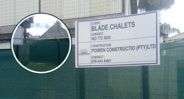 Die onwettige ontwikkeling by Blyde Chalet in Louis Trichardtstraat. > Foto: Verskaf