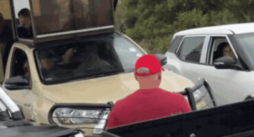 A screenshot of the video circulating on social media.