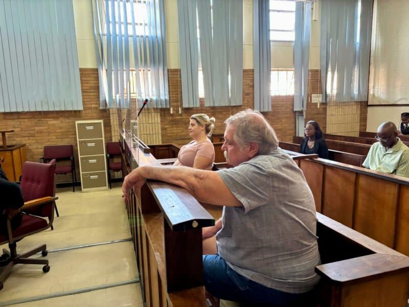 Zietta Janse van Rensburg (40) has been remanded in custody, while her co-accused, her former father-in-law, Johan Janse van Rensburg (73), was granted R10 000 bail.
