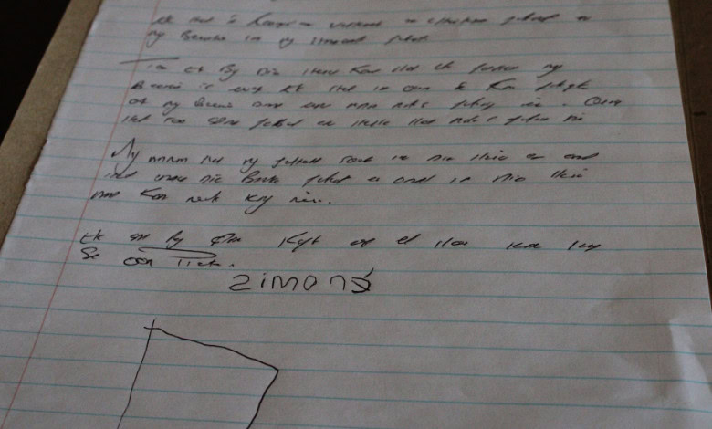 Simoné's statement, which she signed herself.