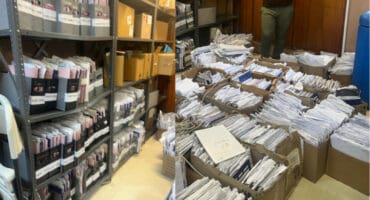 Some of the patient files at White River Clinic. > Photo: Supplied