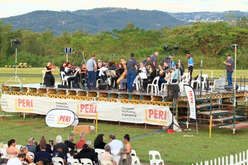 The Bloemfontein Philharmonic Orchestra on stage. >Photo: Supplied/Trevor Cohen