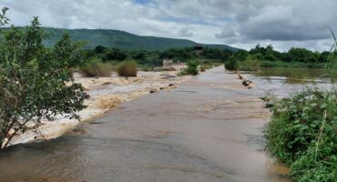 The low-water bridge at the Komati River.