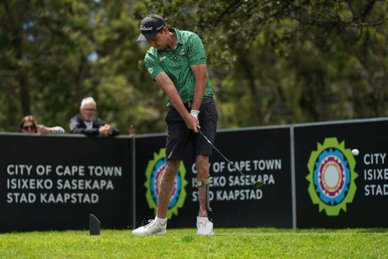 Kelvin at a City of Cape Town golf tournament. >Photo: Facebook/ Kelvin van Baalen