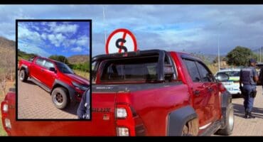 The Toyota Hilux. > Photo: Supplied/Mpumalanga SAPS
