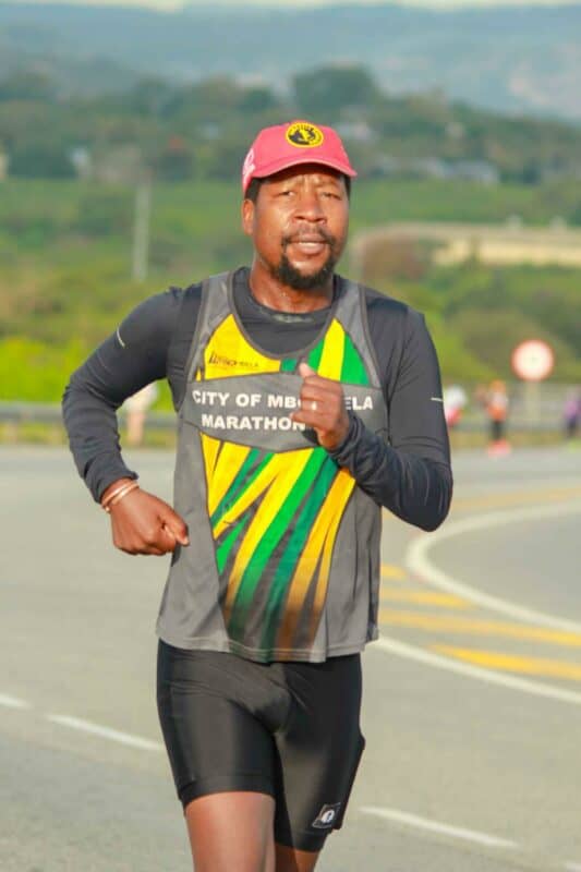 Goodman Maleni from the City of Mbombela Marathon Club. > Photo: Supplied/Day8ight Creative Lab