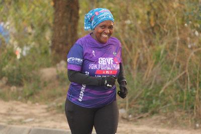 Dudu Mbambo from Bella's Athletics Club. > Photo: Zané Botes