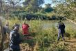 Police and emergency personnel work to retrieve the vehicle from the Crocodile River. Photo: Supplied/SAPS