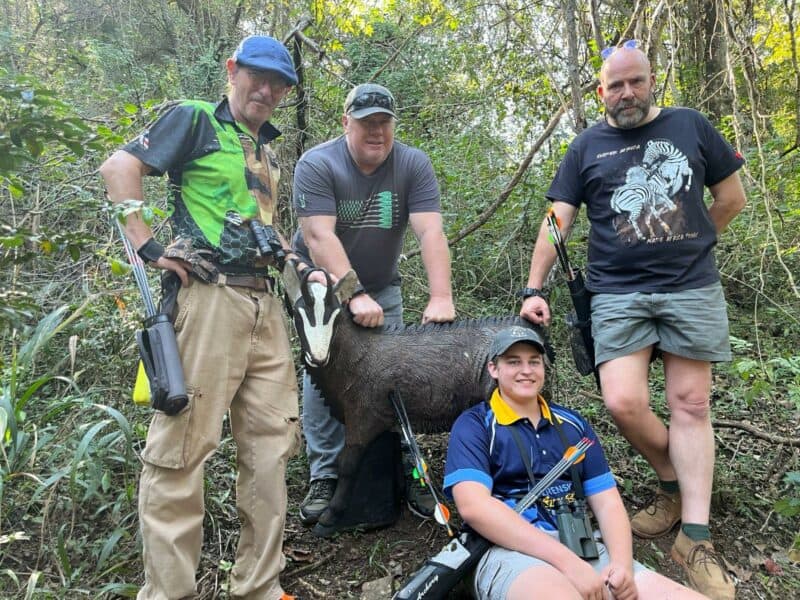 Chris Williams, Pierre van Wyk, Nathan Swanepoel and Ben Fourie. > Photo: Supplied/Colin Tapson