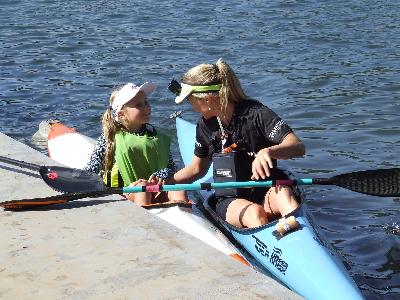 Elri and Erichia Pretorius. > Photo: Supplied/Paddlesport Gauteng