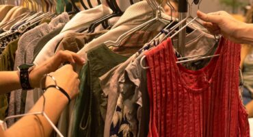 Some of the pre-loved clothes on display. > Photo: Supplied/Jean Maurice