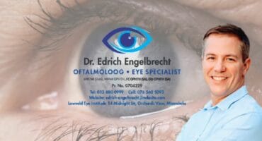 Professional care is available at Lowveld Eye Institute, where services are led by Dr Edrich Engelbrecht.