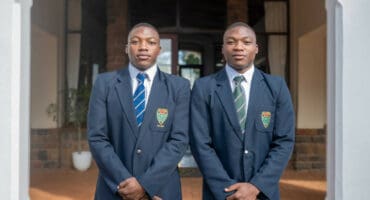 Siphesihle and Thubelihle Marule. > Photo: Supplied/Uplands College