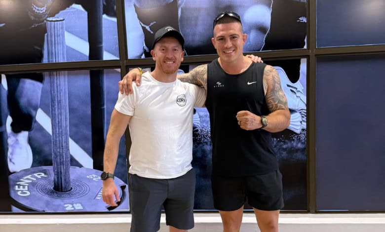 Chaz Taylor and Stephan Hartman. >Photo: Supplied/Stephan Hartman