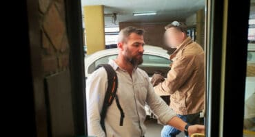 Marco Schalekamp outside the Nelspruit Regional Court. > Photo: Gia Radnai